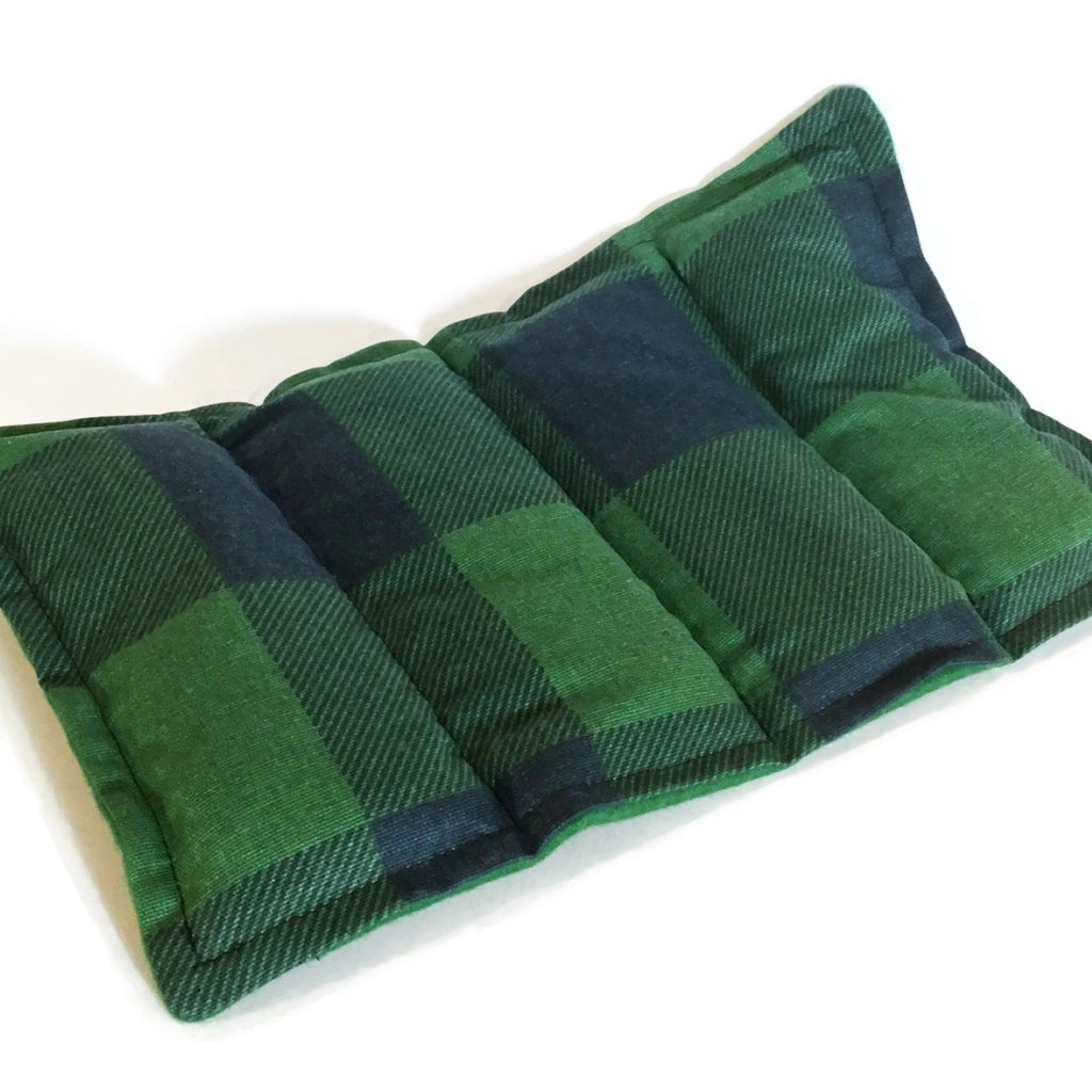 Medium Heat Pad or Cold Pack, Portable and Microwavable, Ten Fabric Choices