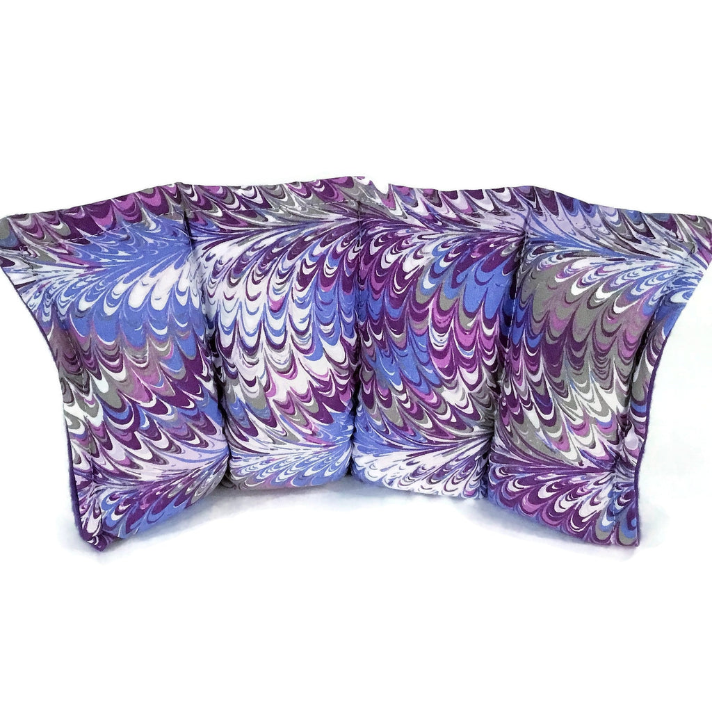 Medium Heat Pad or Cold Pack, Portable and Microwavable, Ten Fabric Choices